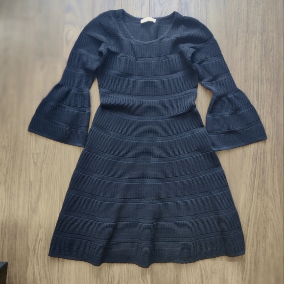 Sandro Paris Carmen Knit Black Dress - Picture 5 of 12